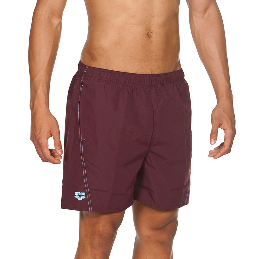 Arena Fundamentals Beach Shorts - Red Wine