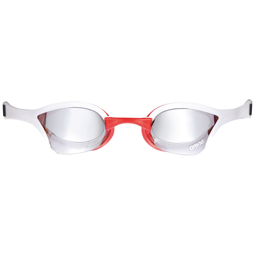 Arena Cobra Ultra Mirror Racing Goggles - Silver / White / Red