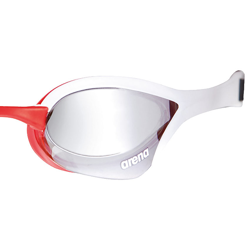 Arena Cobra Ultra Mirror Racing Goggles - Silver / White / Red