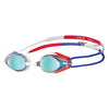 Red White Blue Arena Tracks JUNIOR Mirrored Goggles
