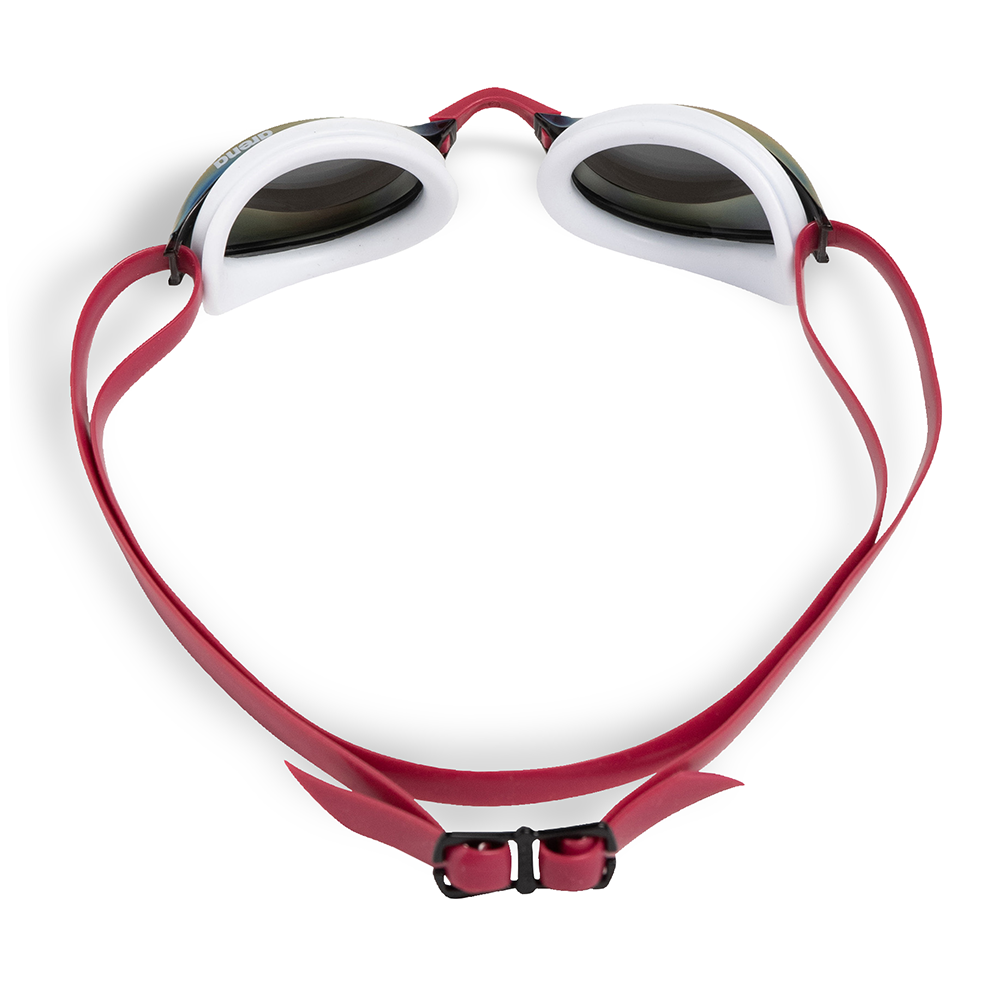 Arena Python Mirrored Goggles Copper White/Red