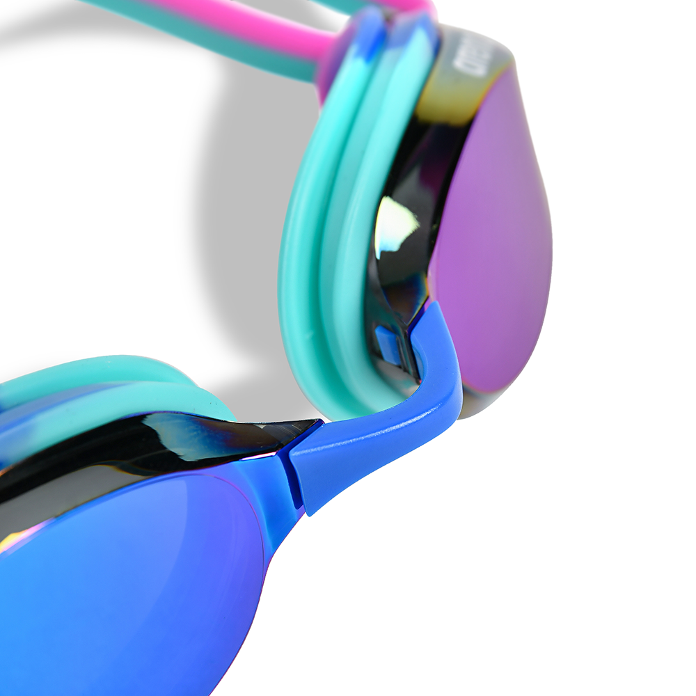 Arena Python Mirrored Goggles Turquoise Pink