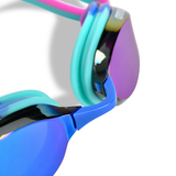Arena Python Mirrored Goggles Turquoise Pink