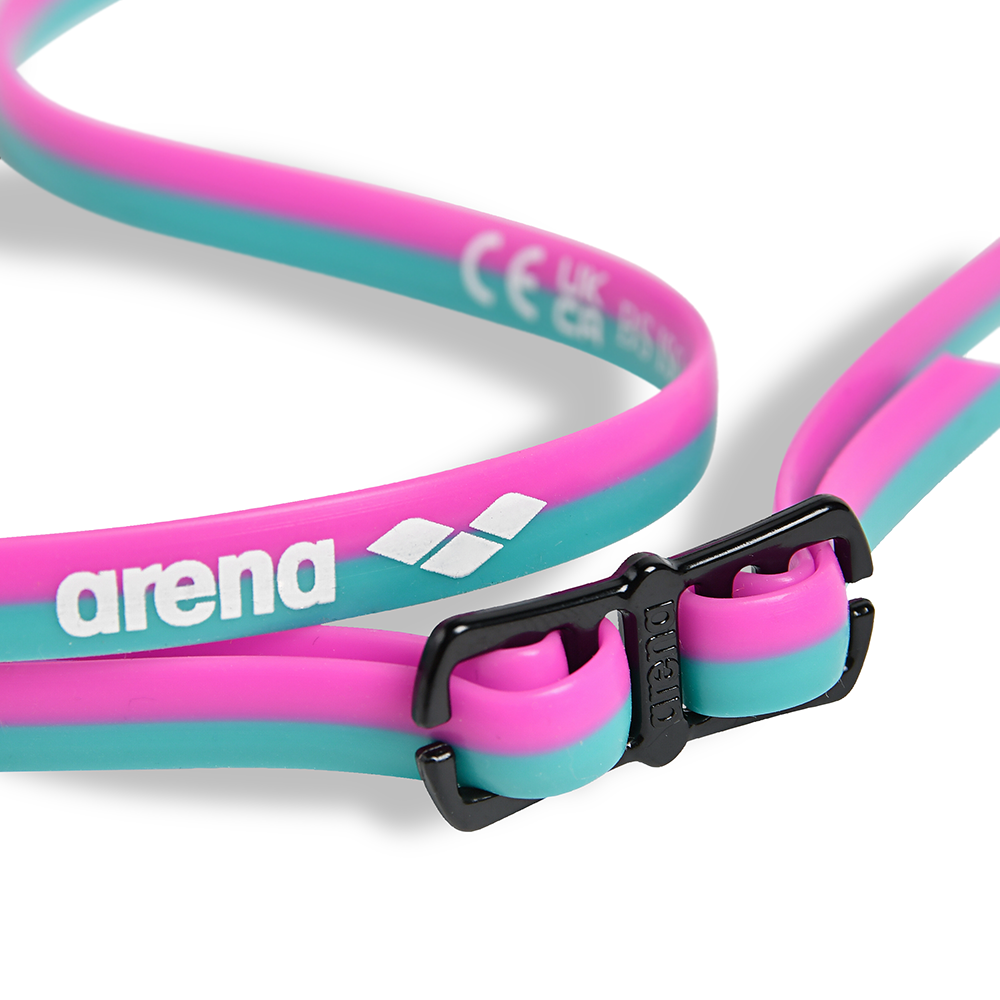 Arena Python Mirrored Goggles Turquoise Pink