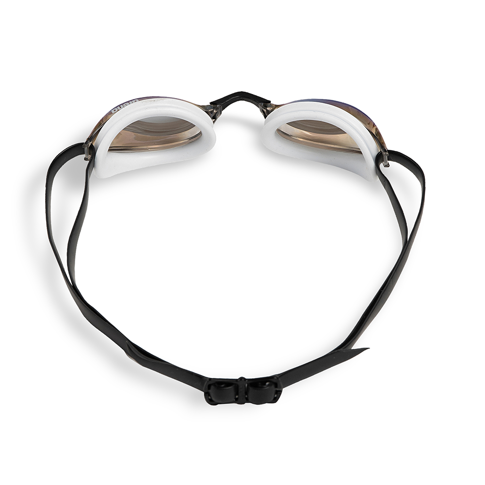 Arena Python Mirrored Goggles Gold White