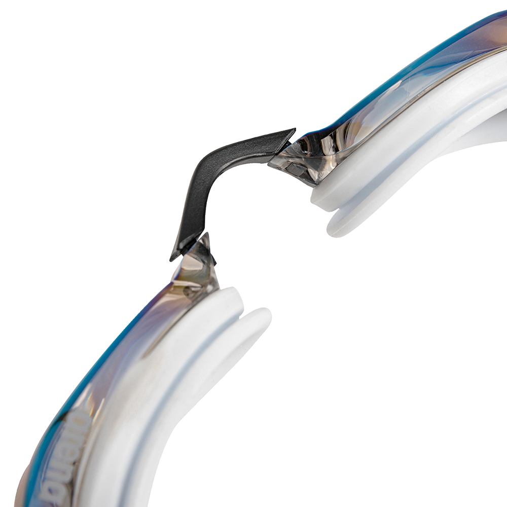 Arena Python Mirrored Goggles Gold White