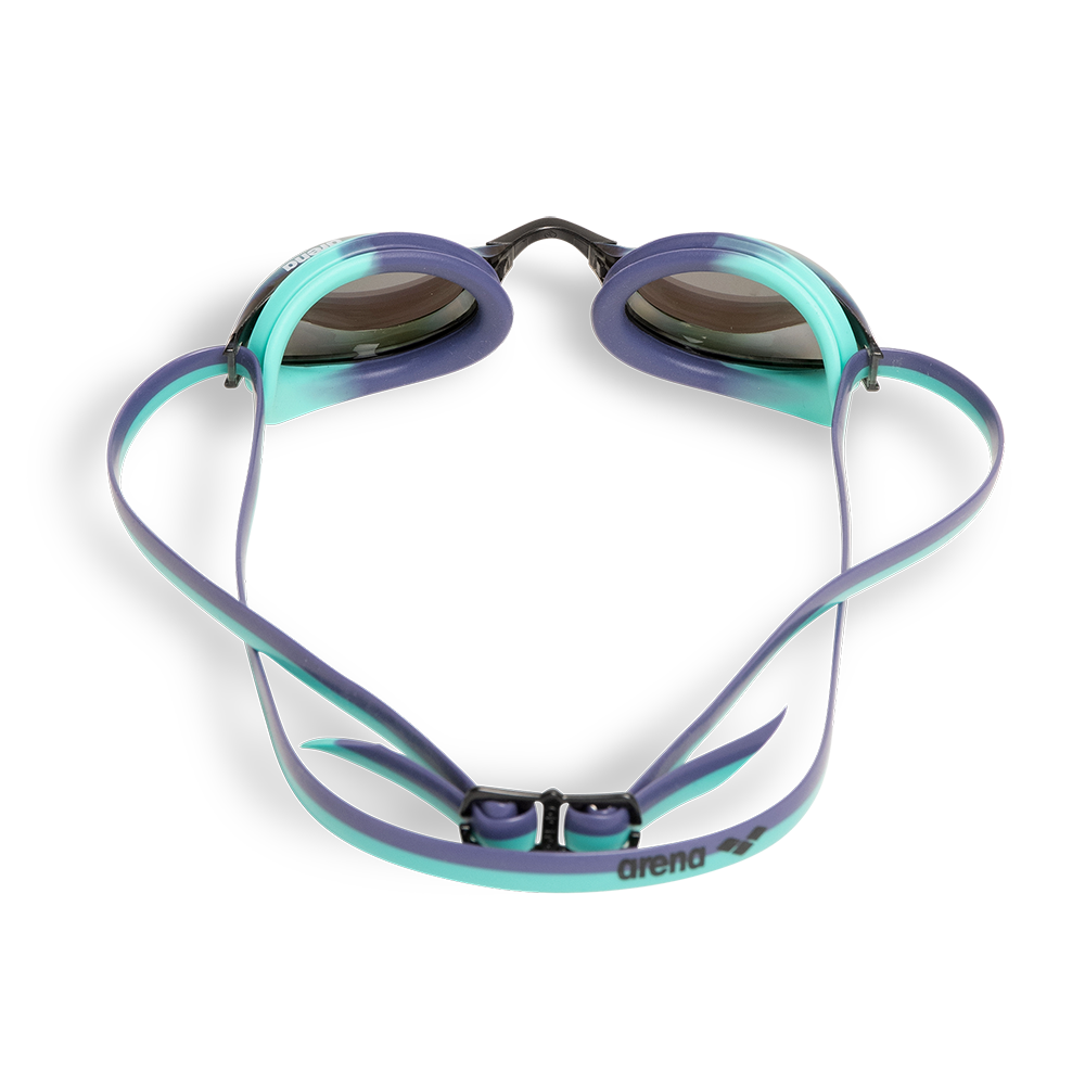 Arena Python Mirrored Goggles Turquoise Blue