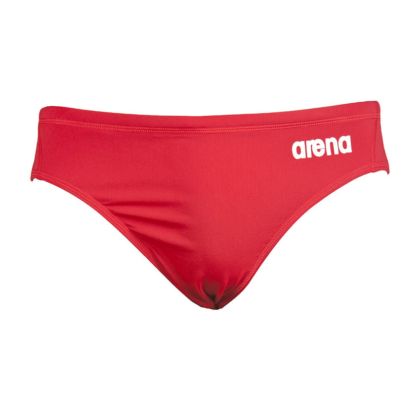 Arena Solid Water Polo Swim Trunks - Red