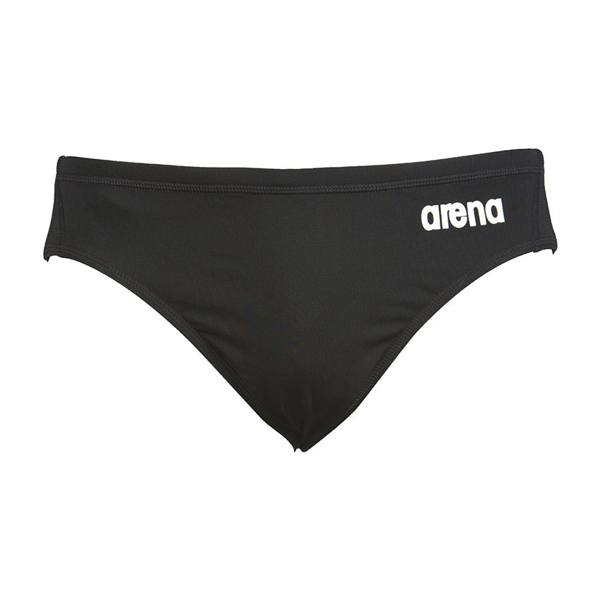 Arena Solid Water Polo Swim Trunks - Black