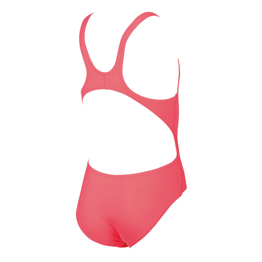 Arena Solid Swim Tech Girls Fluo Red Swimsuit