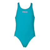 Arena Solid Swim Tech Girls Green Swimsuit
