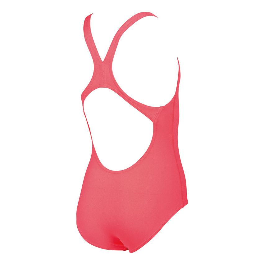 Arena Solid Pro Girls Fluo Red Swimsuit