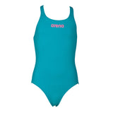 Arena Solid Pro Girls Green Swimsuit