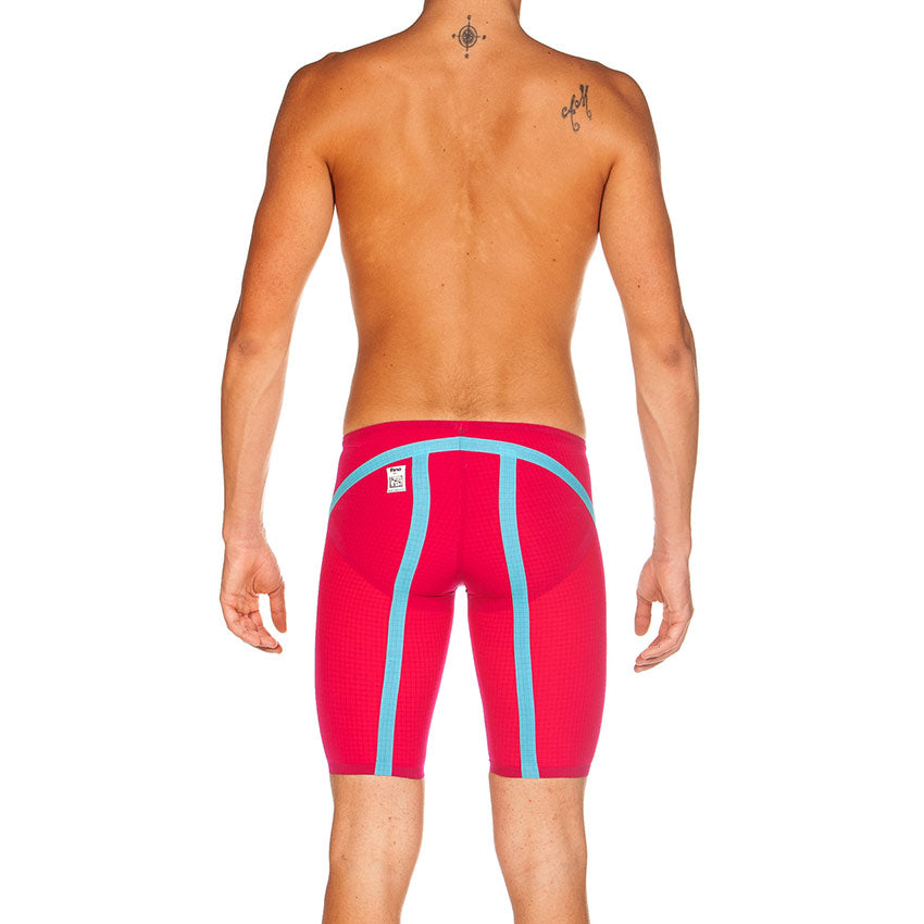 Red Turquoise Arena Carbon Flex VX Jammers