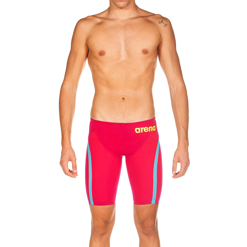 Red Turquoise Arena Carbon Flex VX Jammers