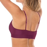 Comfy Wood Strap Bra - Purple