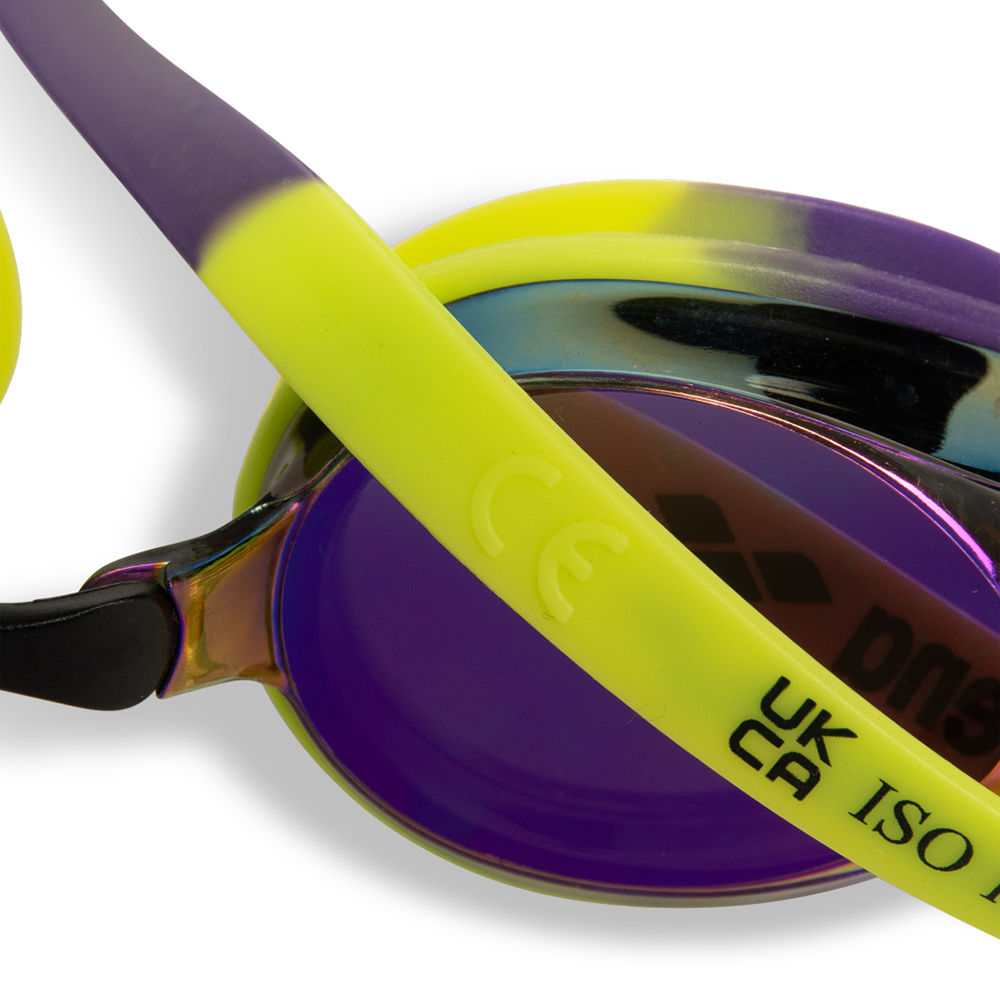 Arena Tracks Mirror Goggles Violet/Lime