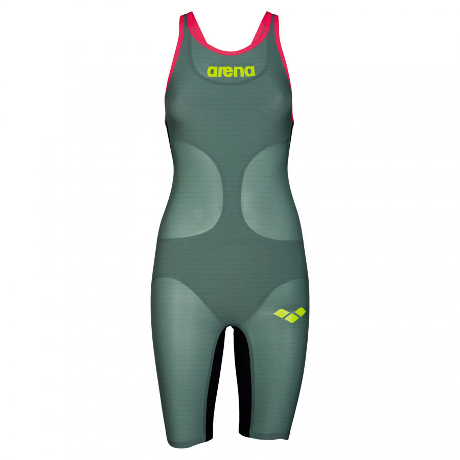 Arena Carbon Air Open Back Suit - Green