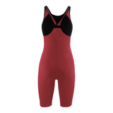 Arena Carbon Pro Closed Back Short Leg Suit - Red BACK