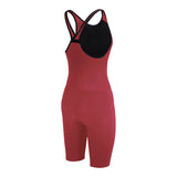 Arena Carbon Pro Closed Back Short Leg Suit - Red SIDE 2