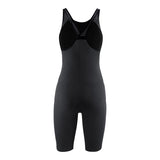 Arena Carbon Pro Closed Back Short Leg Suit - Dark Grey BACK