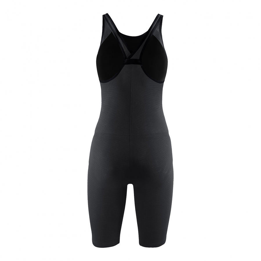 Arena Carbon Pro Closed Back Short Leg Suit - Dark Grey BACK