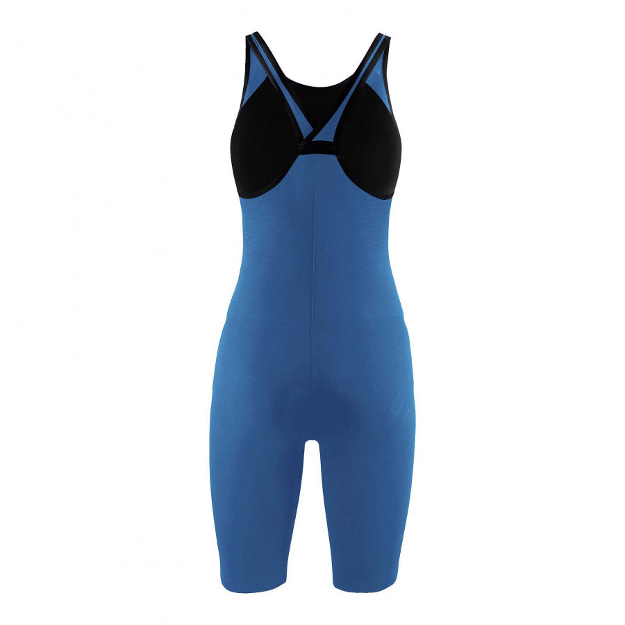 Arena Carbon Pro Closed Back Short Leg Suit - Royal Blue BACK