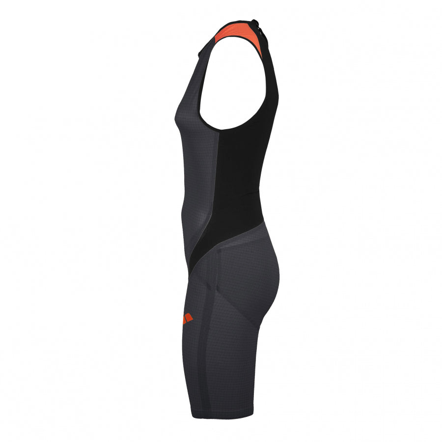 Womens Carbon Pro Trisuit with back zip in black