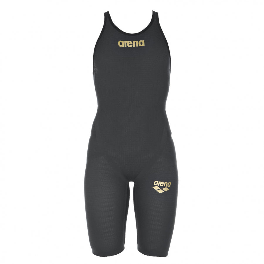 Dark Grey Arena Carbon Flex VX Open Back Suit FINA approved