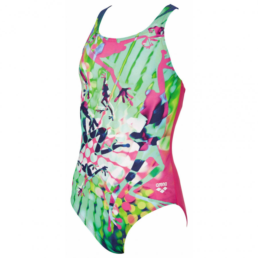 Arena Brasil Girls Swimsuit - Pink / Green
