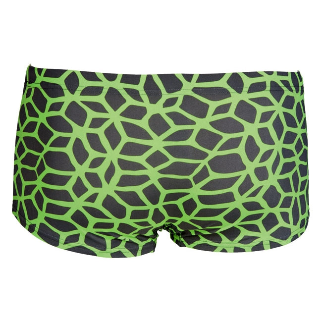 Arena Carbonics Low Waist Shorts - Shadow Grey / Green