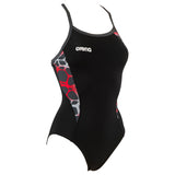 Shop Arena Carbonite Ladies Swimsuit - Black / Red