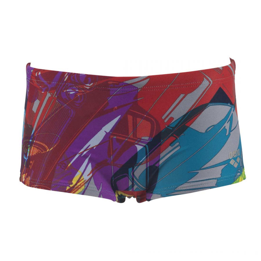 Arena Cars junior low waist navy blue swim shorts