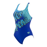 Arena Cartoon One Piece Swimsuit (Blue)