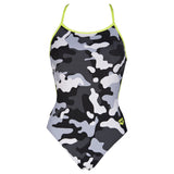 Arena Chameleon Black and Grey Swimsuit**LINED**