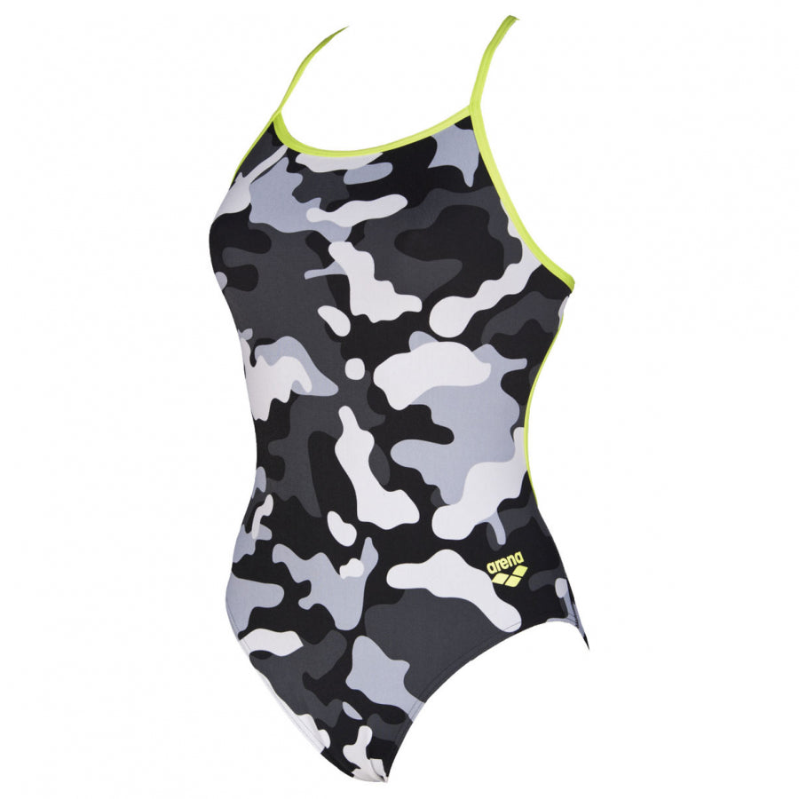 Arena Chameleon Black and Grey Swimsuit**LINED**