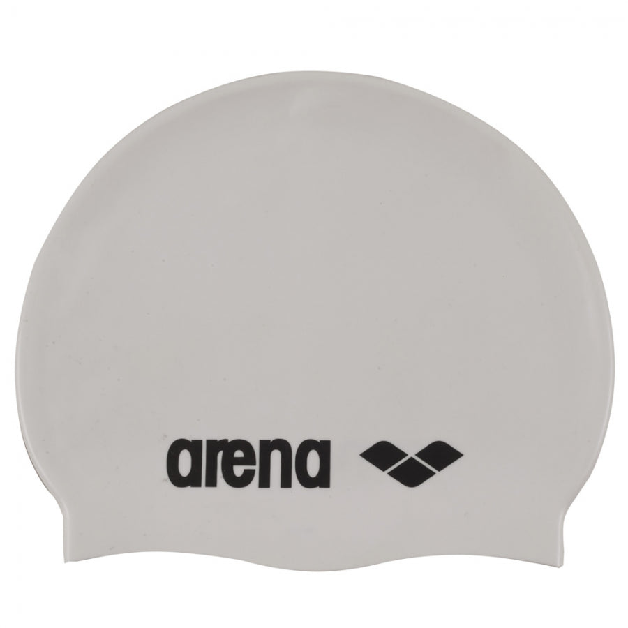 Arena Classic Silicone Swim Cap - White