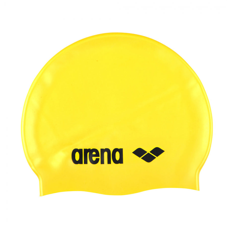Arena Classic Silicone Swim Cap - Yellow