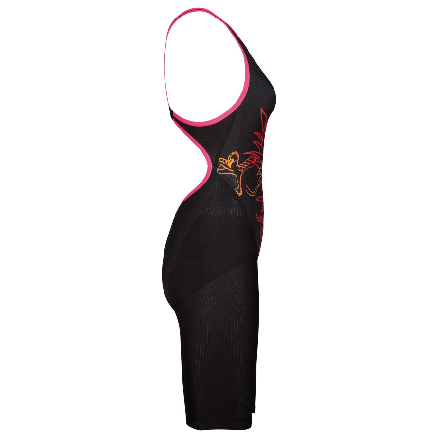 LIMITED EDITION Arena Carbon Flex VX Open Back Suit - Paltrinieri Dragon
