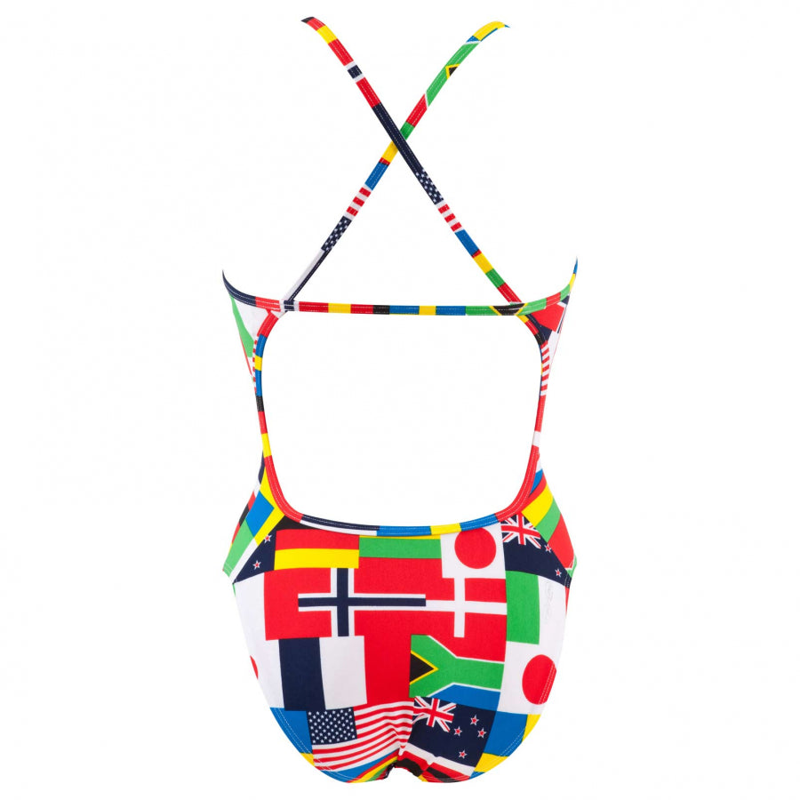 Buy Arena Ladies Flag Swimsuit