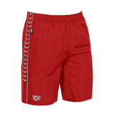 Unisex Arena Gauge Junior Long Bermuda Shorts - Red