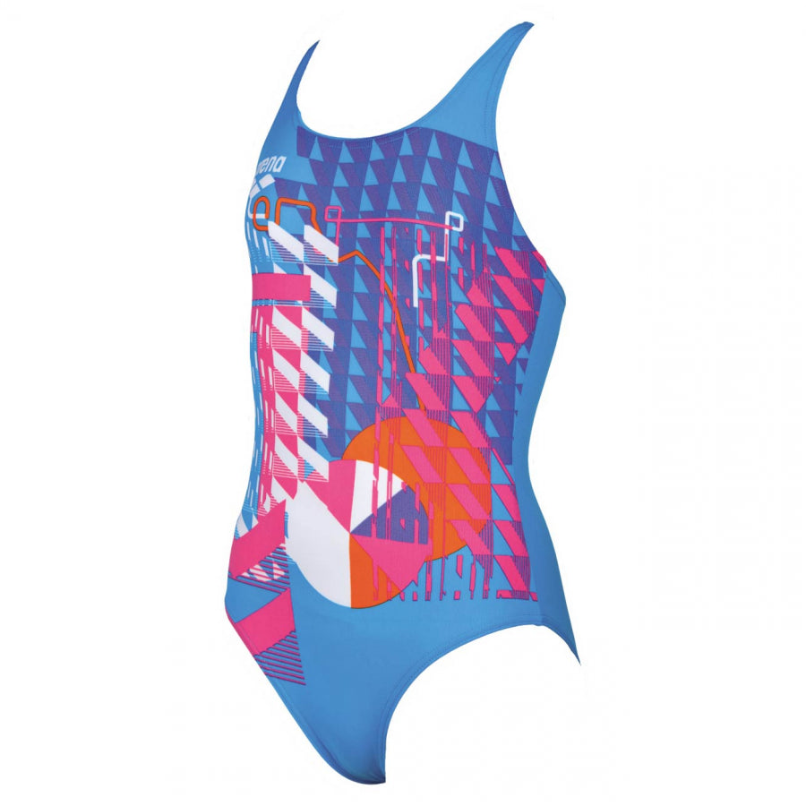 Arena Inge Girls Swimsuit - Blue