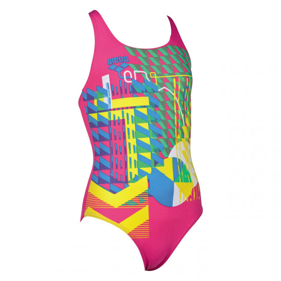 Arena Inge Girls Swimsuit - Pink