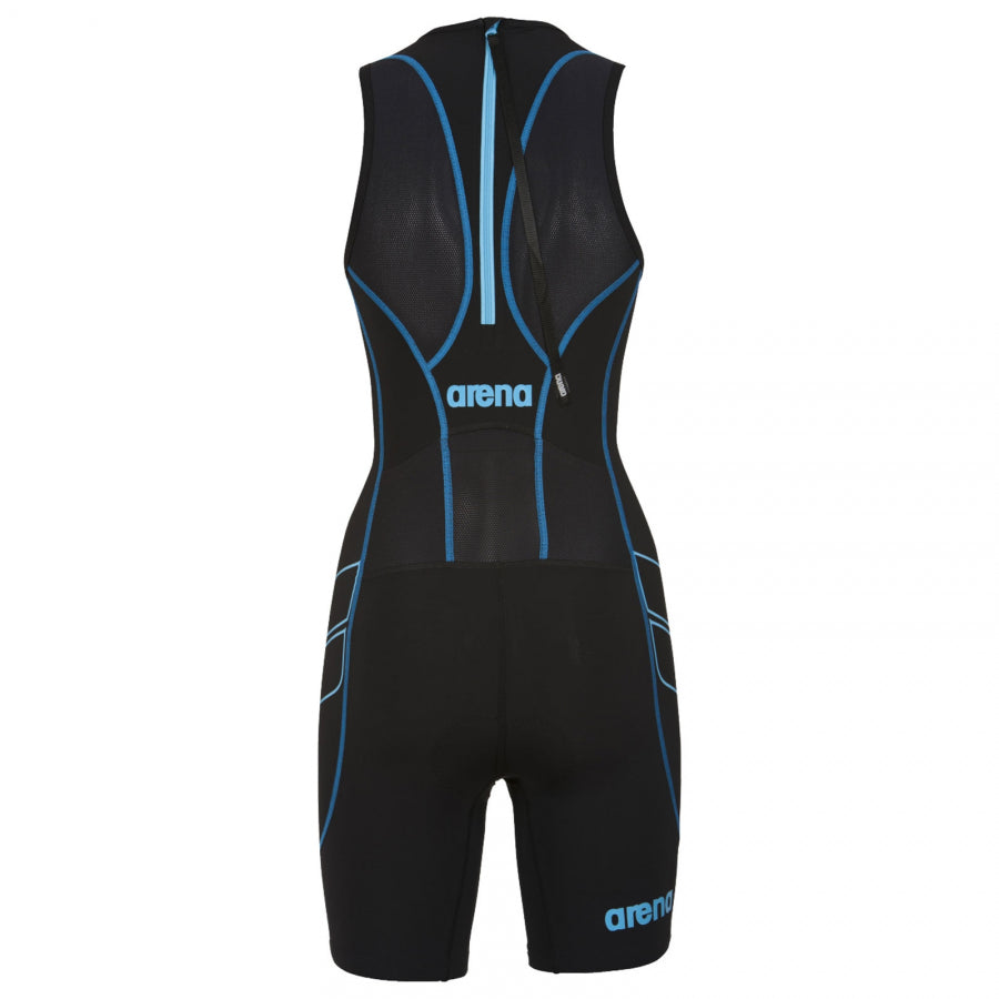 Arena Ladies ST Black Trisuit - Rear Zip