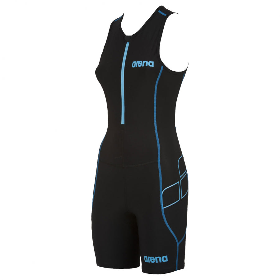 Arena Ladies ST Black Trisuit - Front Zip