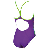 Arena Log Girls Purple Swimsuit