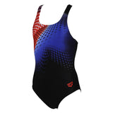 Arena Junior Swimsuit -Mawol (Black / Red / Blue)