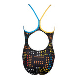 Arena Girls Neon Black Swimsuit