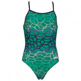Arena Polycarbonite II Girls Swimsuit - Green