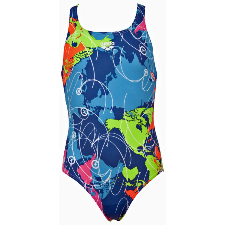 Shop Arena Junior Blue Swimsuit - Routes